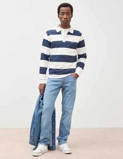 Jeans straight denim used homme