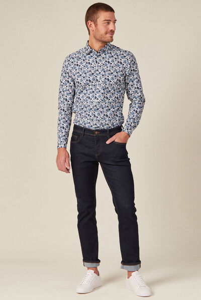 Chemise éco-responsable blanc homme