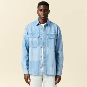 surchemise en jean denim bleach homme Surchemise en jean denim bleach homme