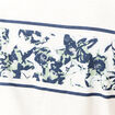 T-shirt coupe droite en coton col rond bleu ciel homme