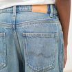 Jeans barrel taille standard bleu femme
