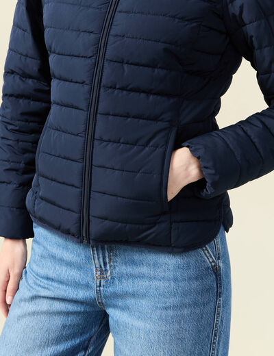 Doudoune éco-responsable bleu marine femme