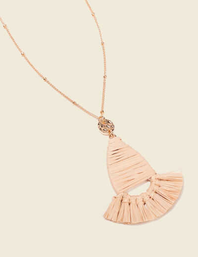 Collier avec pendentif sable femme