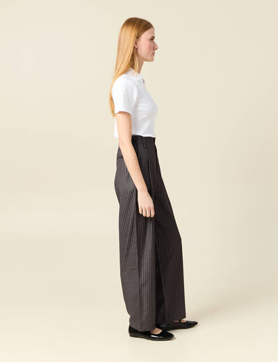 Polo manches courtes blanc femme
