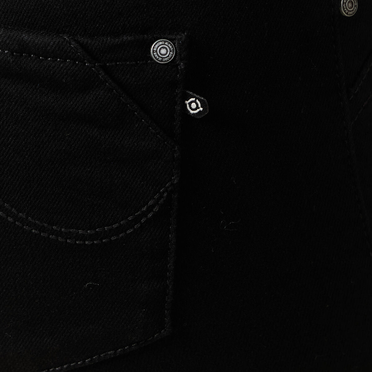 Jeans slim 7/8ème denim noir femme