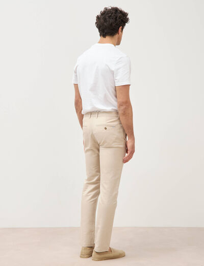Pantalon chino sable homme