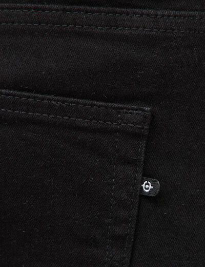 Jeans slim longueur 30 denim noir homme