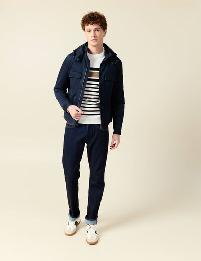 Pull manches longues ecru homme