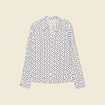 Chemise manches longues blanc femme
