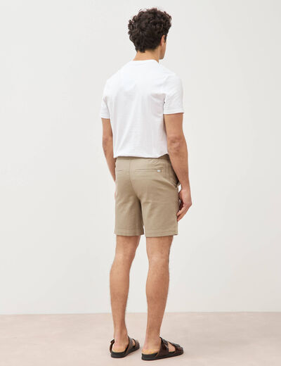 Bermuda vert kaki homme