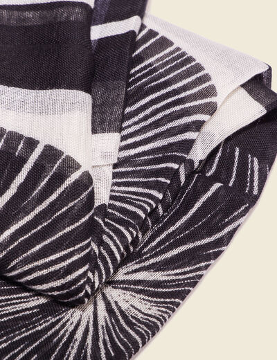 Foulard noir femme