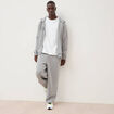 Pantalon coupe loose gris clair homme