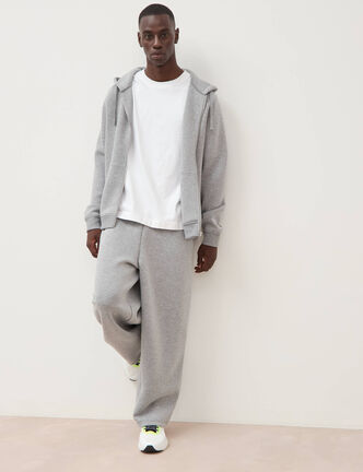 Pantalon coupe loose gris clair homme
