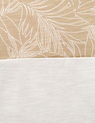 T-shirt manches courtes beige moyen homme