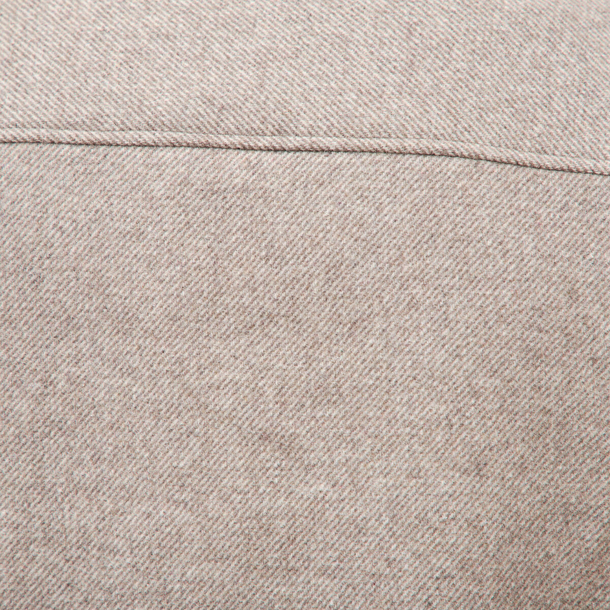Surchemise boutonn&eacute;e beige homme