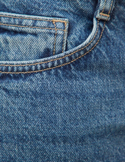 Jeans large relaxed denim stone homme