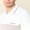 Polo manches courtes taupe homme