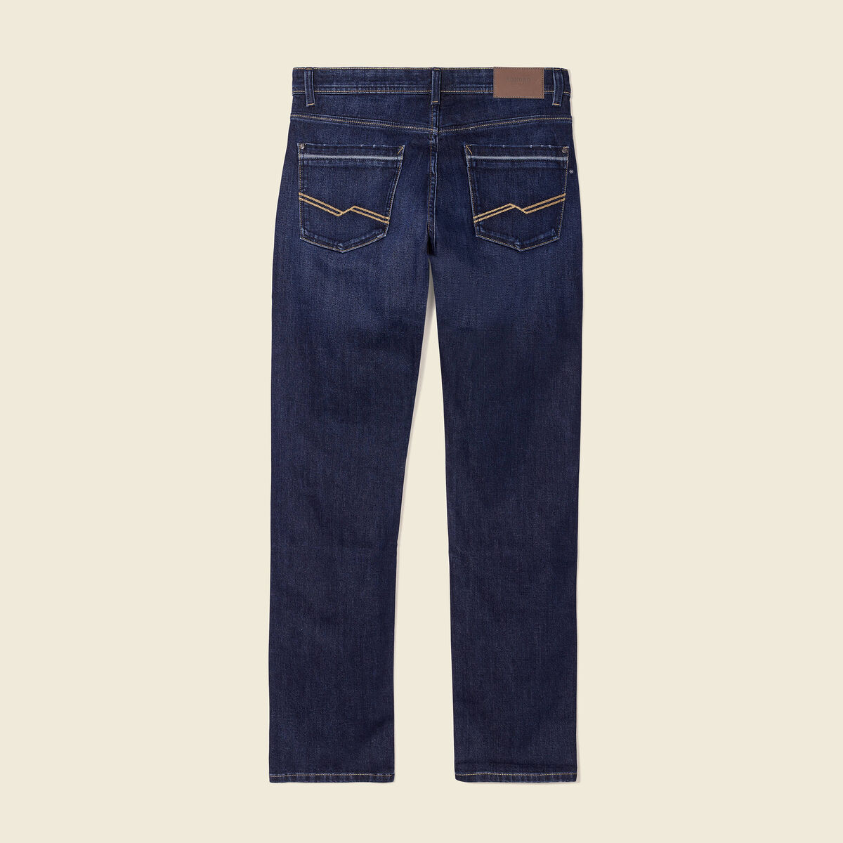 Jeans regular 5 poches denim brut homme