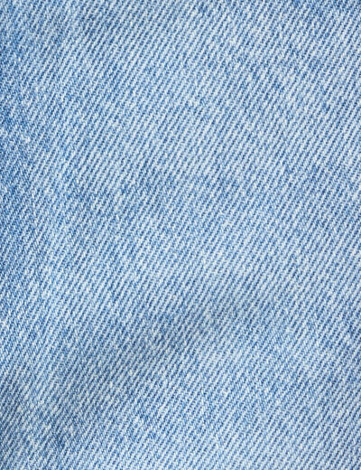 Short straight en jean denim bleach homme