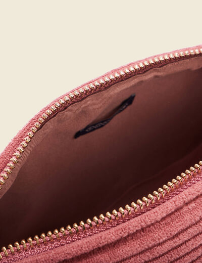 Trousse matelassée vieux rose femme