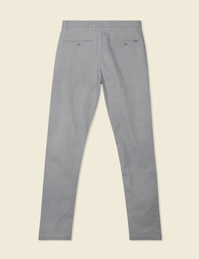 Pantalon slim Instinct chino gris homme