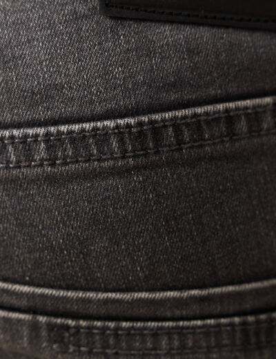 Jeans slim éco-responsable denim gris homme