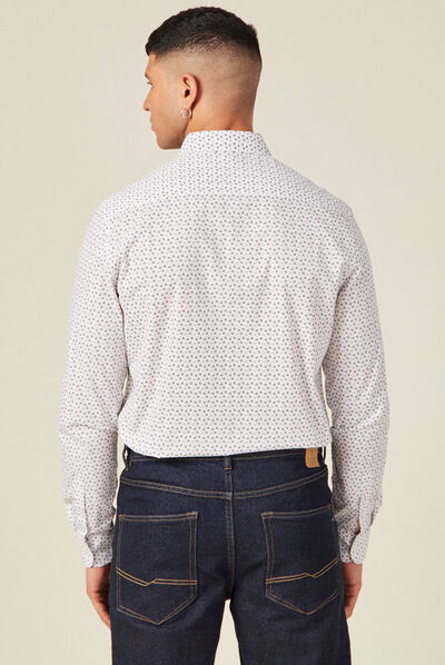 Chemise éco-responsable blanc homme