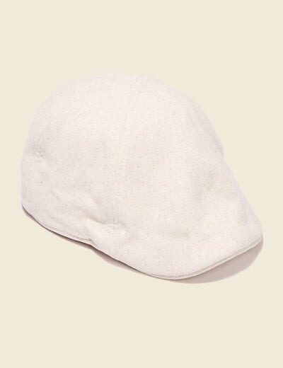 Casquette anglaise sable homme