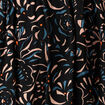 Robe &eacute;vas&eacute;e manches 3/4 noir femme