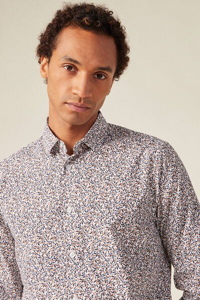 Chemise éco-responsable blanc homme