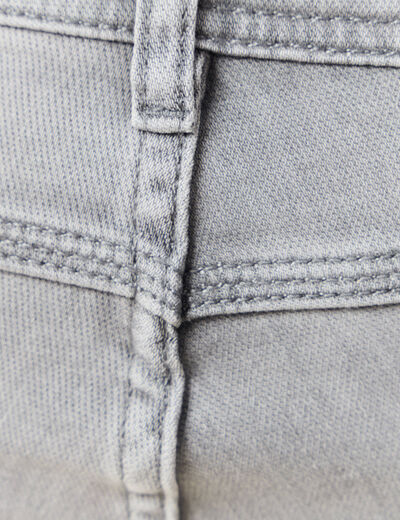 Jeans slim 5 poches denim snow gris homme