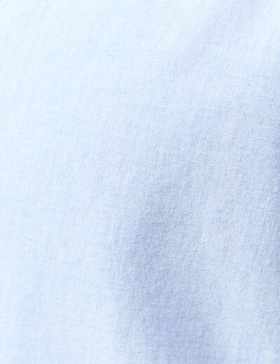 Chemise col classique manches longues bleu ciel homme
