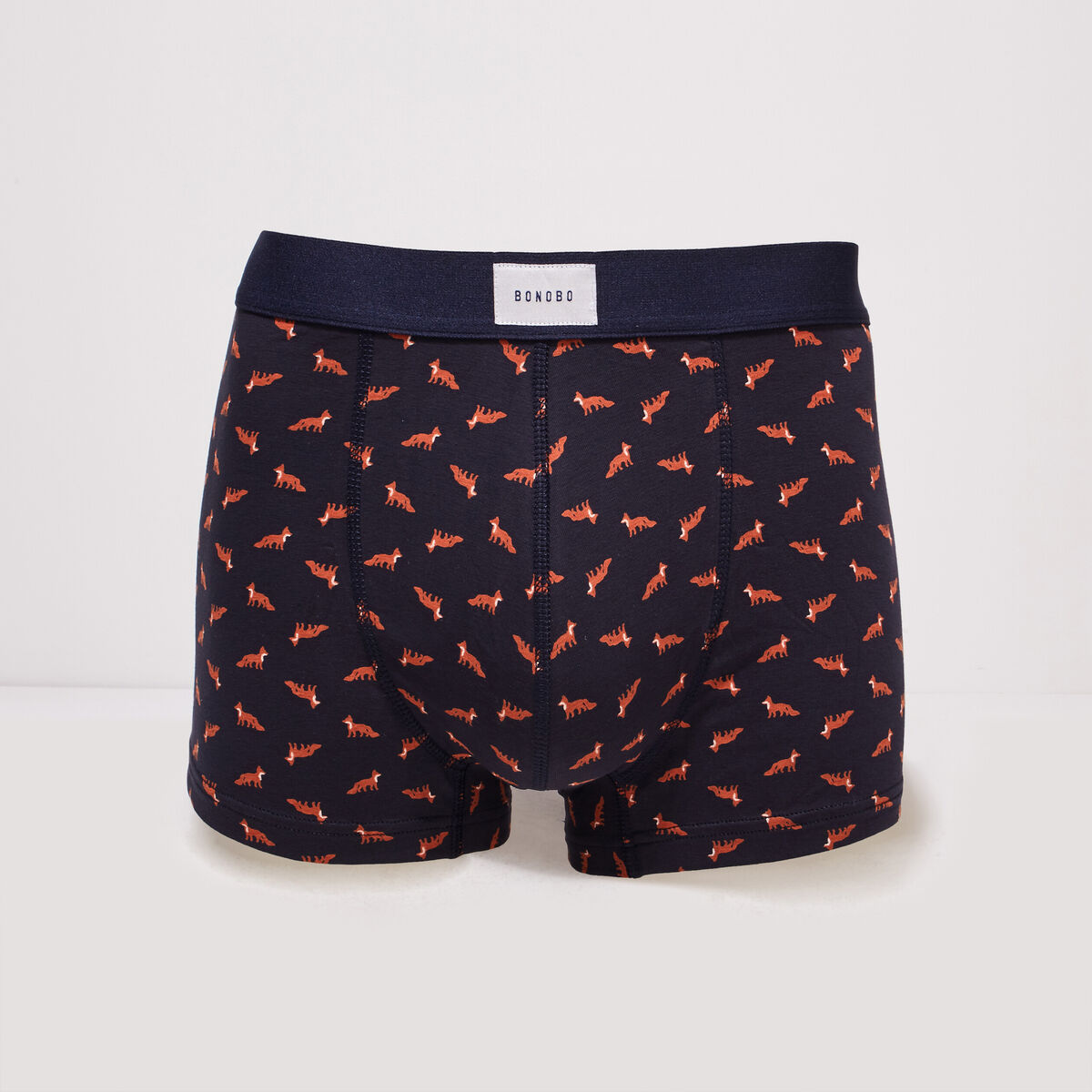 Lot 2 boxers bleu marine homme