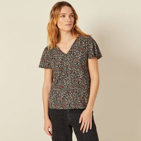 t shirt eco responsable noir femme T-shirt éco-responsable noir femme