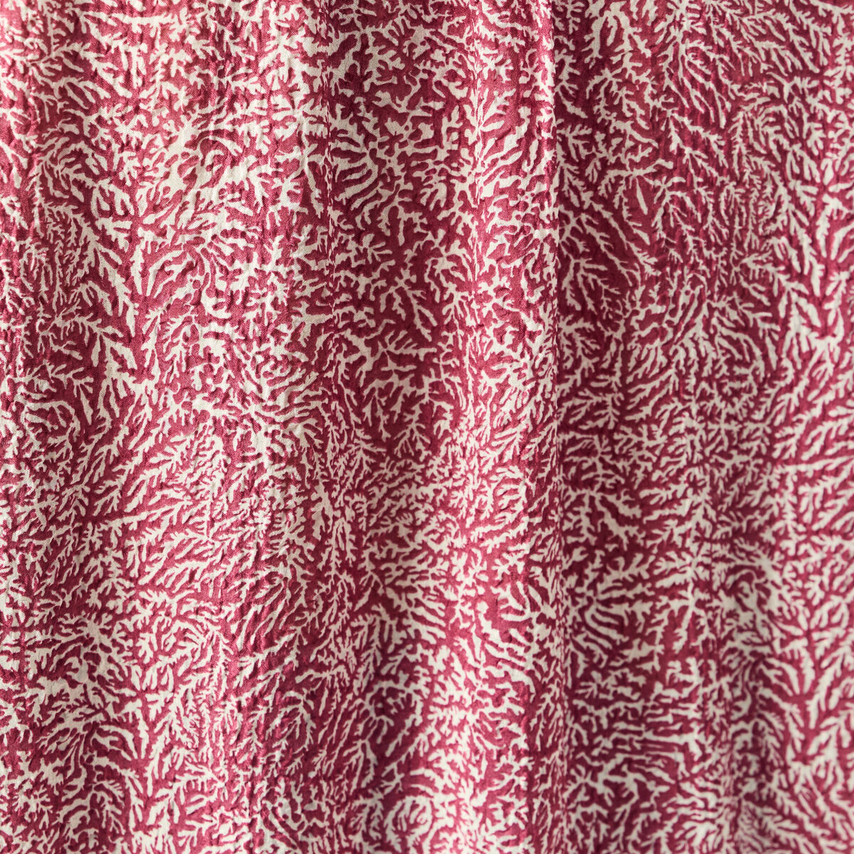 Blouse manches longues col V rose femme