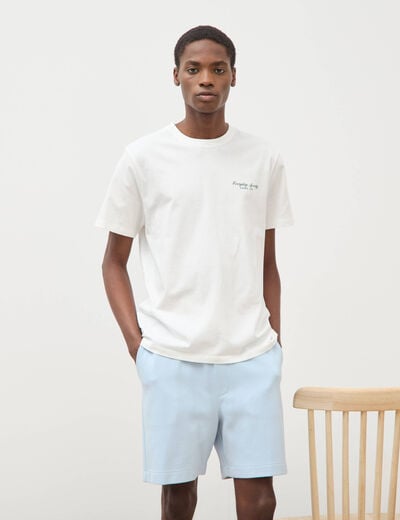 Bermuda bleu ciel homme