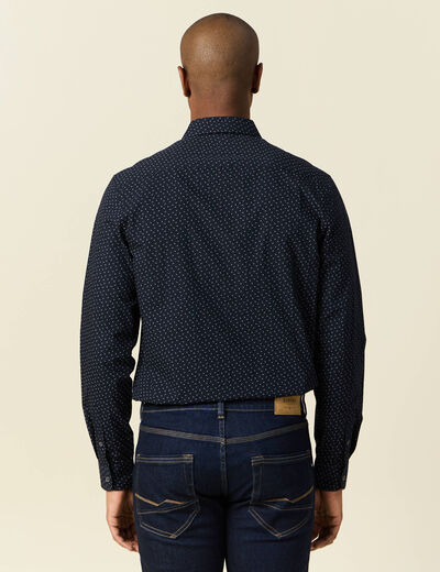 Chemise bleu marine homme
