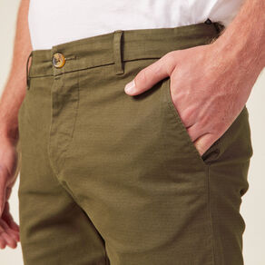Pantalon slim Instinct chino taupe homme