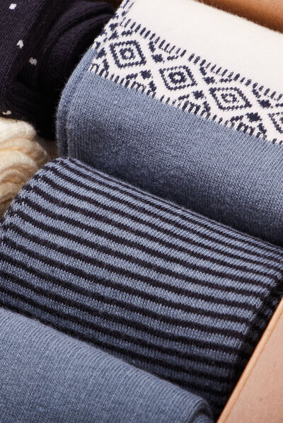 Lot 6 paires de chaussettes multicolore homme