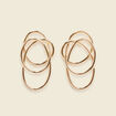 Boucles d'oreilles couleur or femme