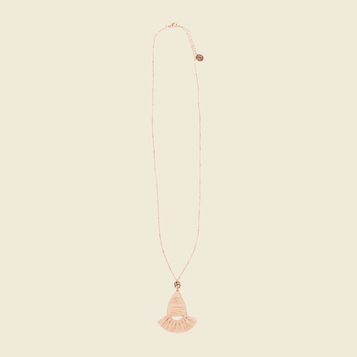 Collier avec pendentif sable femme