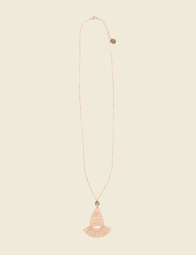 Collier avec pendentif sable femme