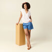 Blouse éco-responsable rose clair femme