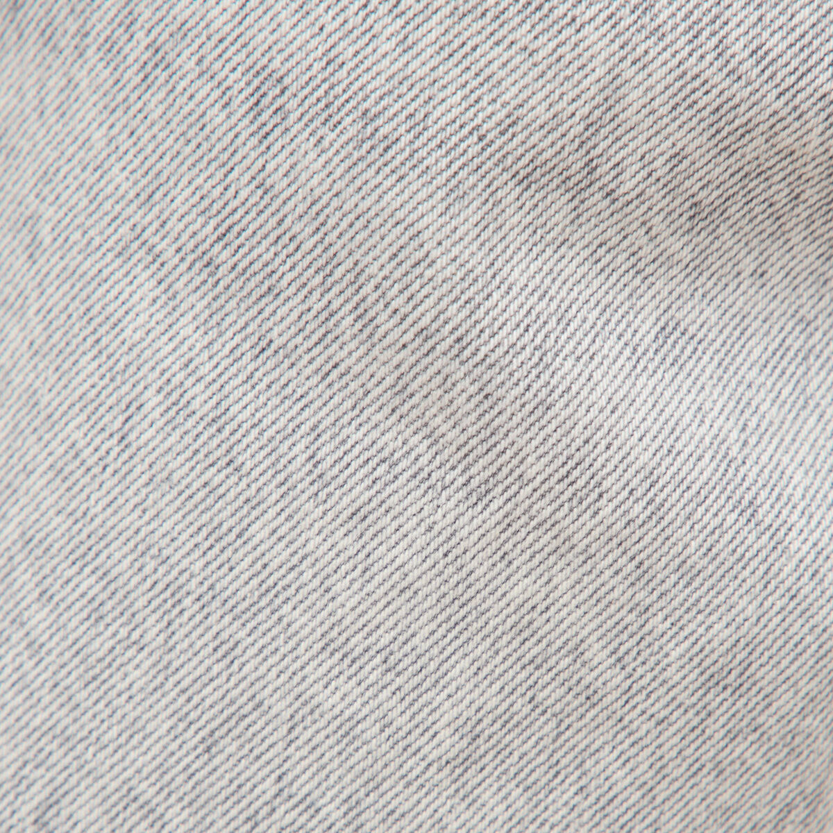 Jeans loose longueur 34 en coton denim gris clair homme