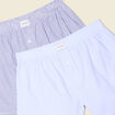 Lot 2 caleçons bleu foncé homme