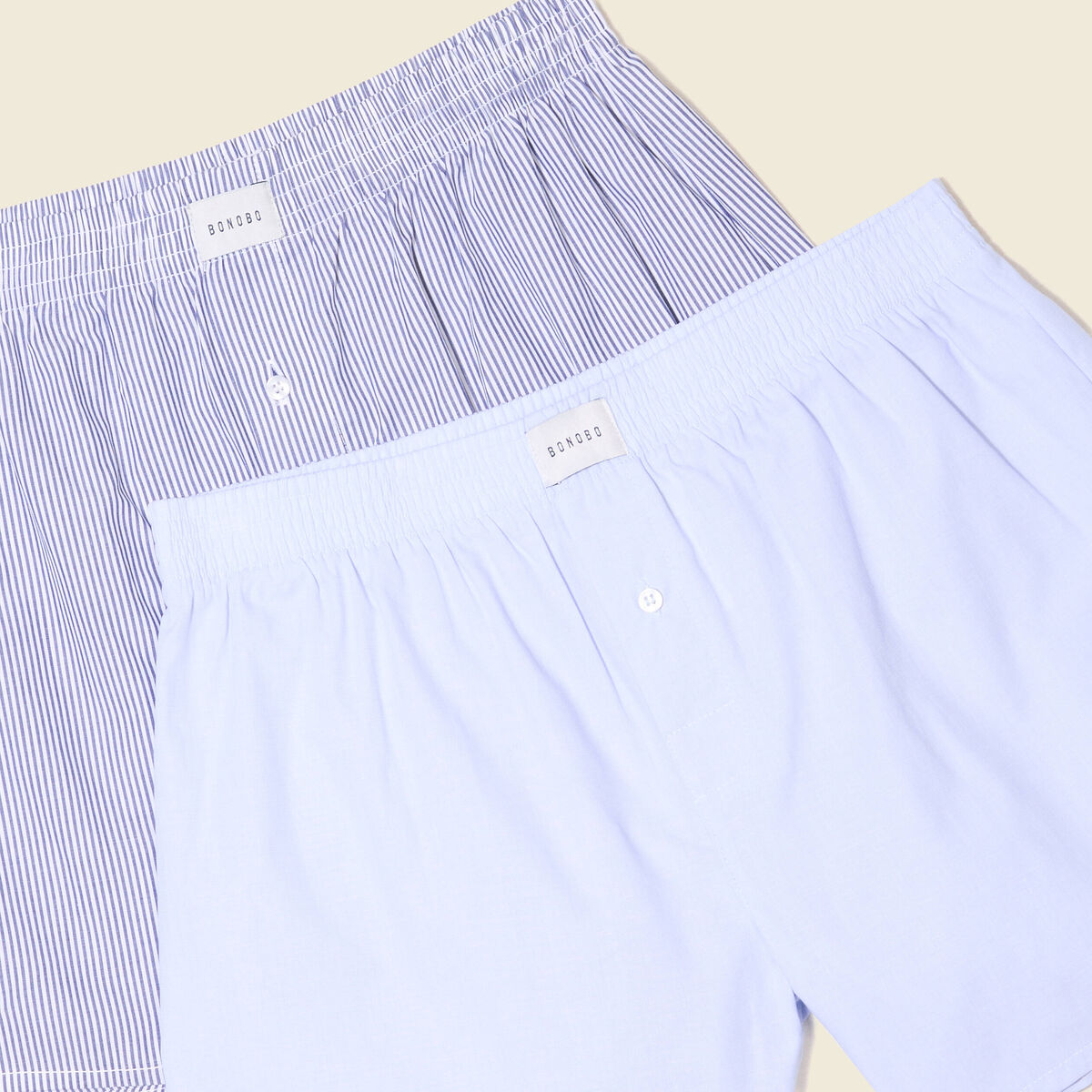 Lot 2 caleçons bleu foncé homme