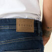 Bermuda confort ultra stretch denim brut homme