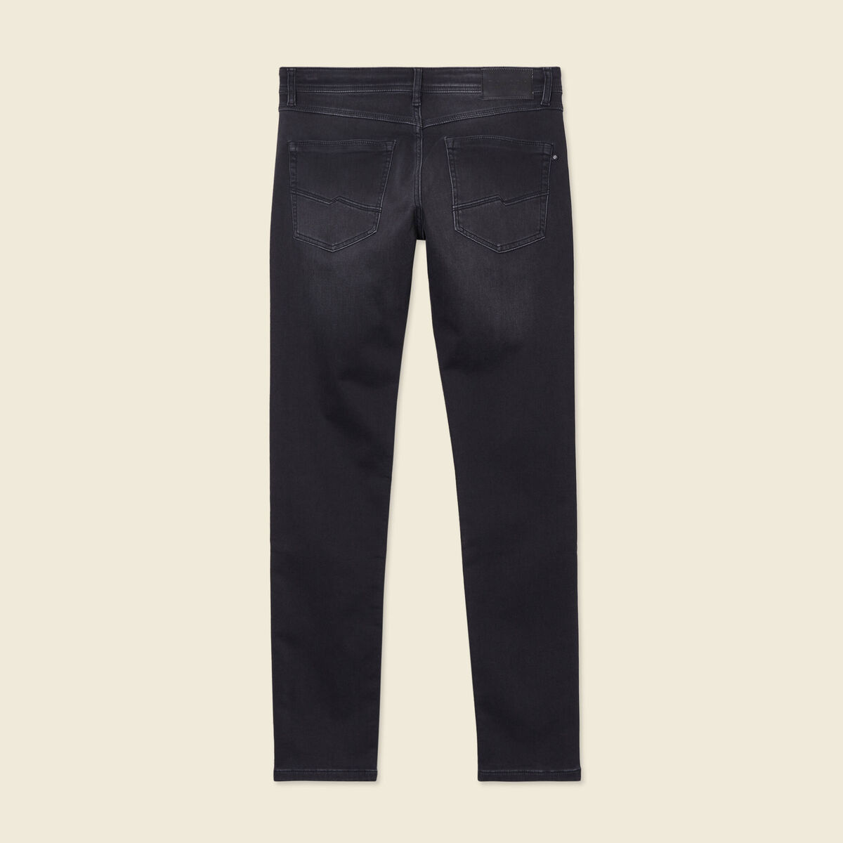 Jeans slim 5 poches denim snow noir homme