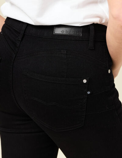 Jeans skinny éco-responsable denim noir femme