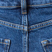 Jeans barrel slouchy taille haute 7/8ème denim brut femme